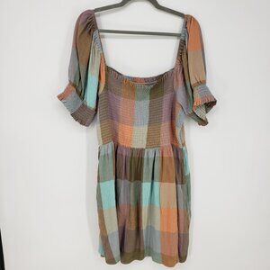 American Eagle Outfitters Multicolor Plaid Dress